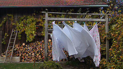 Gartendeko auf dem Ferienhof